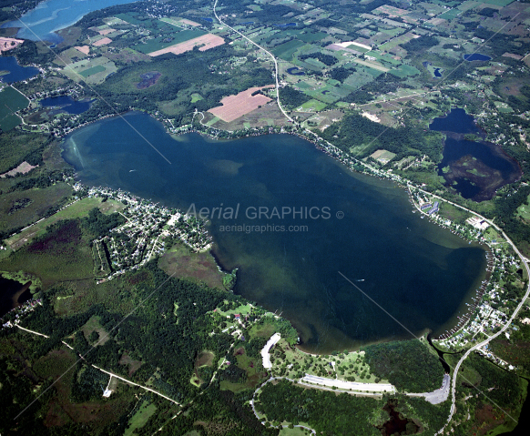 Wamplers Lake in Jackson County, Michigan